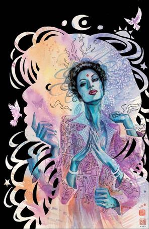 Many Deaths of Laila Starr issue 1-E David Mack Eternal Death 1:100 Black Foil Cover