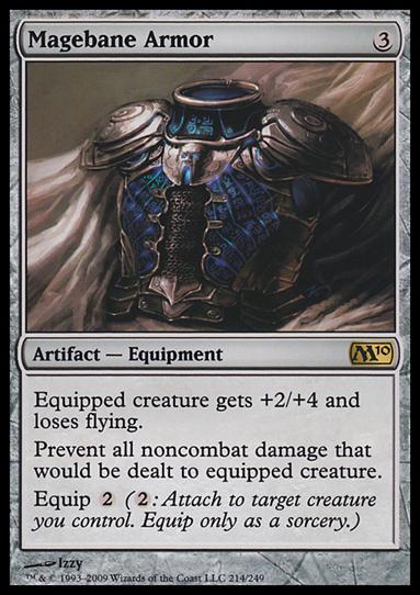 Magic the Gathering: 2010 Core Set (Base Set) card 214 Magebane Armor