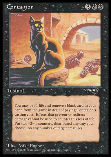 Magic the Gathering: Alliances (Base Set) card 45 Contagion