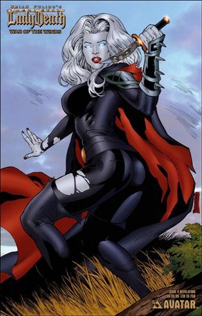 Brian Pulido's Medieval Lady Death: War of the Winds issue 4-G Revelation Cover