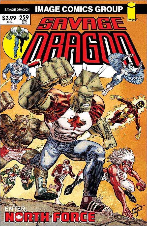 Savage Dragon (1993) issue 259-B Retro Trade Dress Cover