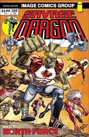 Savage Dragon (1993) issue 259-B Retro Trade Dress Cover