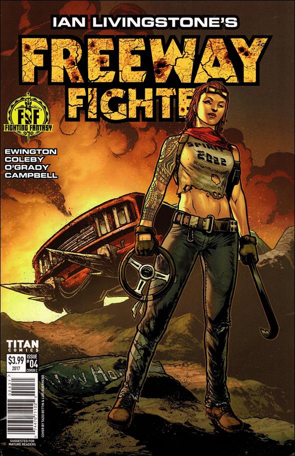 Ian Livingstone's Freeway Fighter issue 4-C Tazio Cover