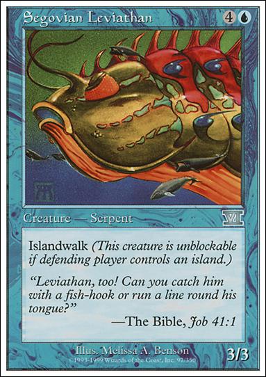 Magic the Gathering: 6th Edition (Base Set) card 97 Segovian Leviathan