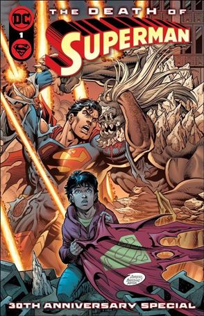 Death of Superman 30th Anniversary Special issue 1 Dan Jurgens Gatefold Cover