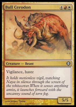 Magic the Gathering: Shards of Alara (Base Set) card 161 Bull Cerodon