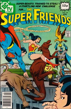 Super Friends (1976) issue 19-B UK Price Cover