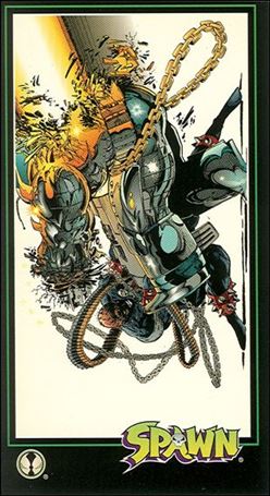 Spawn: Widevision (Base Set) card 42 Shot to Pieces