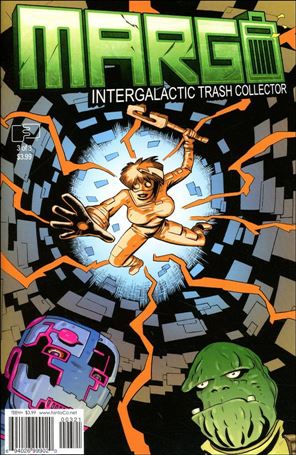 Margo: Intergalactic Trash Collector issue 3-B Richard Clark Cover