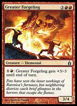 Magic the Gathering: Ravnica (Base Set)  card 129 Greater Forgeling