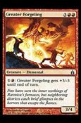 Magic the Gathering: Ravnica (Base Set)  card 129 Greater Forgeling
