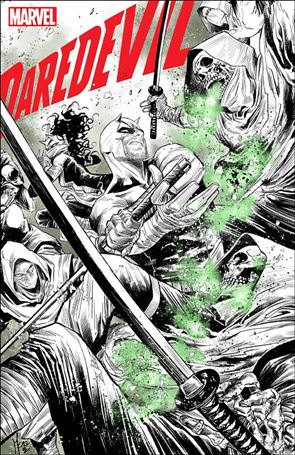 Daredevil (2022) issue 2-E Marco Checchetto B&W Cover (2nd Printing)