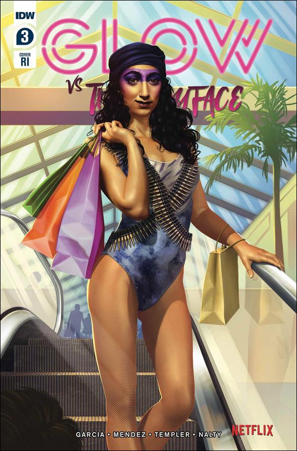 GLOW vs The Babyface issue 3-C Christine Nodet 1:10 Cover