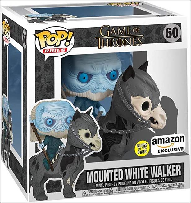 POP! Rides figure 60-B Mounted White Walker (Glow) Amazon Exclusive