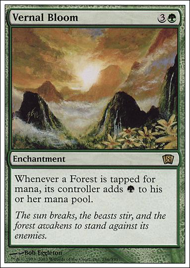 Magic the Gathering: 8th Edition (Base Set) card 286 Vernal Bloom