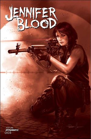 Jennifer Blood (2021) issue 3-I Lucio Parrillo 1:10 Red Tint Cover