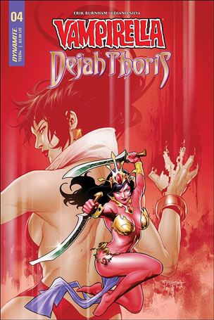 Vampirella/Dejah Thoris issue 4-C Stephen Segovia Cover