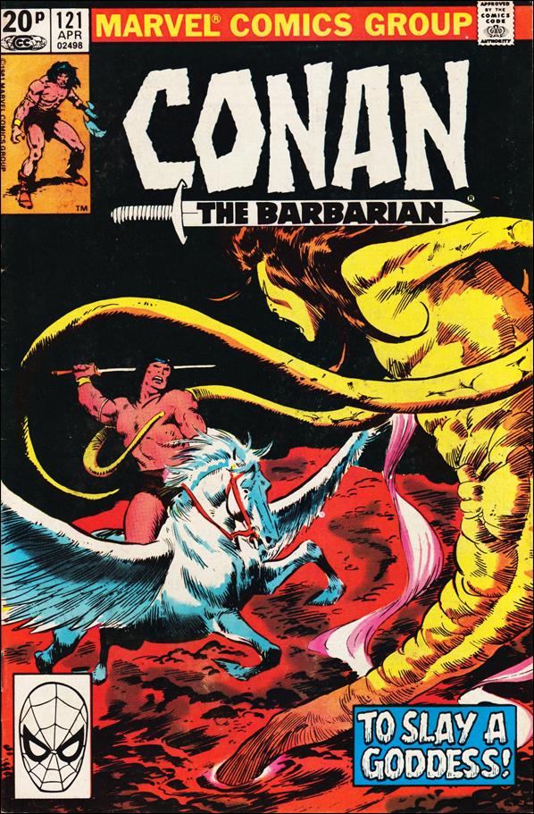 Conan the Barbarian (1970) issue 121-B UK Price Cover