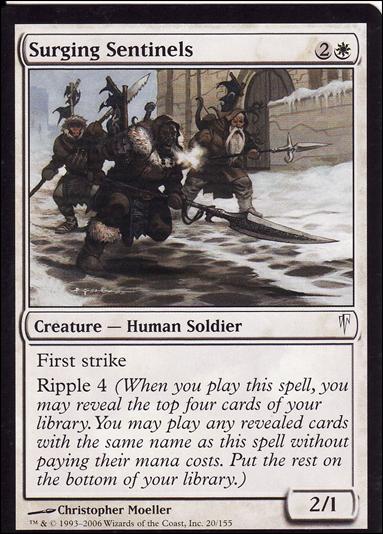Magic the Gathering: Coldsnap (Base Set) card 20 Surging Sentinels