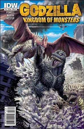Godzilla: Kingdom of Monsters issue 3-B Jeff Zornow 1:4 Cover
