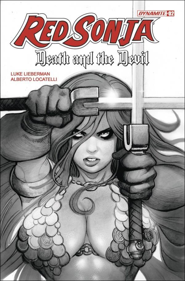 Red Sonja: Death and the Devil issue 2-I Moritat B&W 1:20 Cover