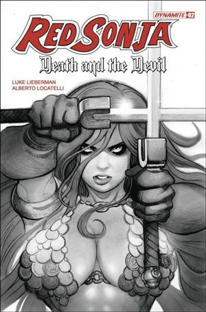 Red Sonja: Death and the Devil issue 2-I Moritat B&W 1:20 Cover