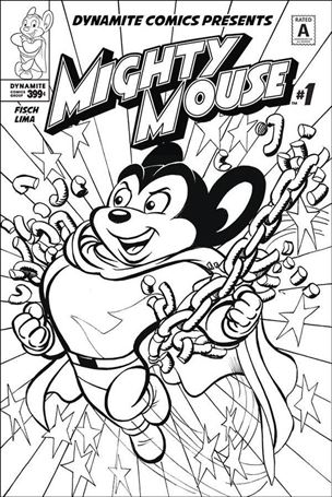 Mighty Mouse (2017) issue 1-E Neal Adams Coloring Book Cover