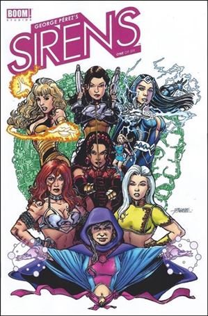 George Perez's Sirens issue 1-G George Perez Baltimore Comic-Con Cover