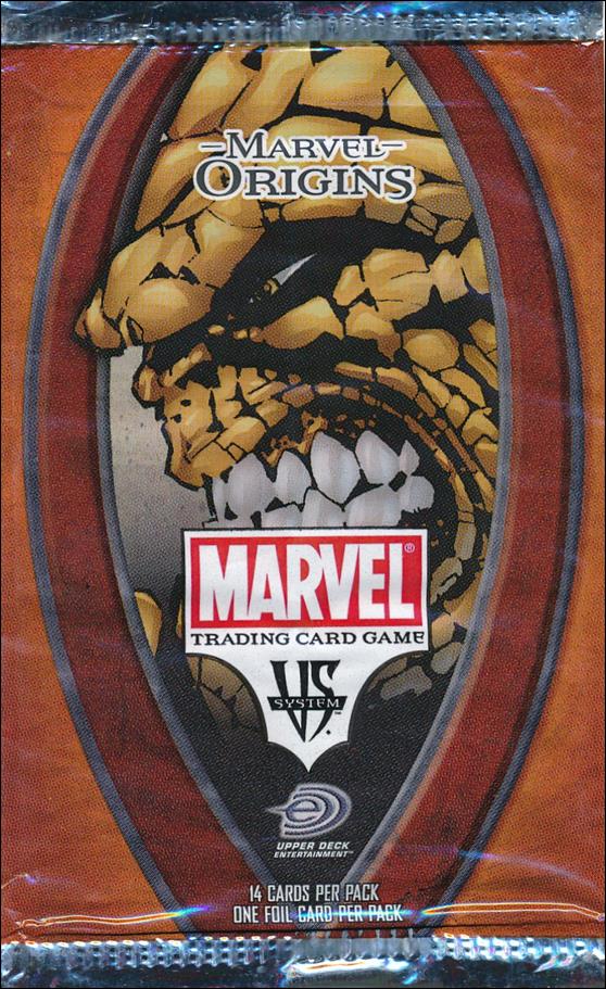 Marvel Origins: VS System card 2-B Sealed Pack - Thing