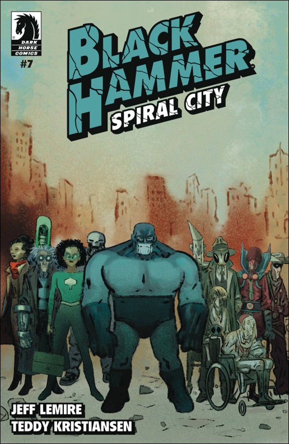 Black Hammer: Spiral City issue 7 Teddy Kristiansen Cover