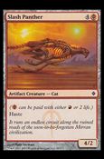 Magic the Gathering: New Phyrexia card 96 Slash Panther