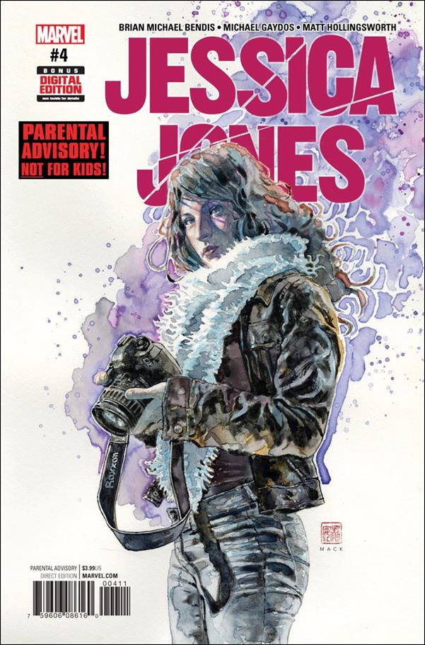 Jessica Jones (2016) issue 4 David Mack Cover