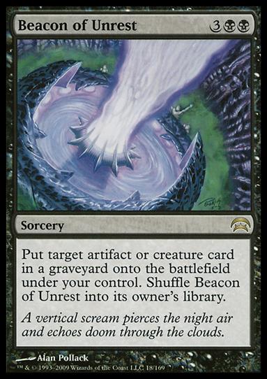 Magic the Gathering: Planechase (Base Set) card 18 Beacon of Unrest