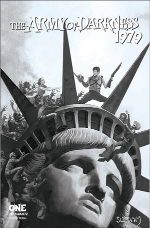 Army of Darkness 1979 issue 1-G Arthur Suydam 1:10 Black & White Cover
