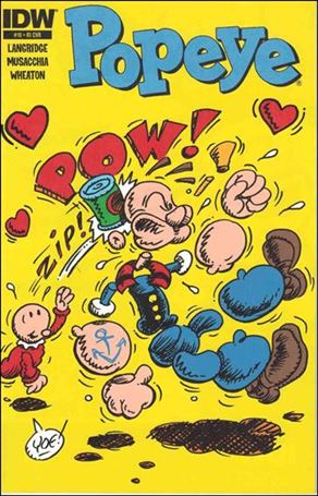 Popeye (2012) issue 10-B Craig Yoe 1:10 Cover