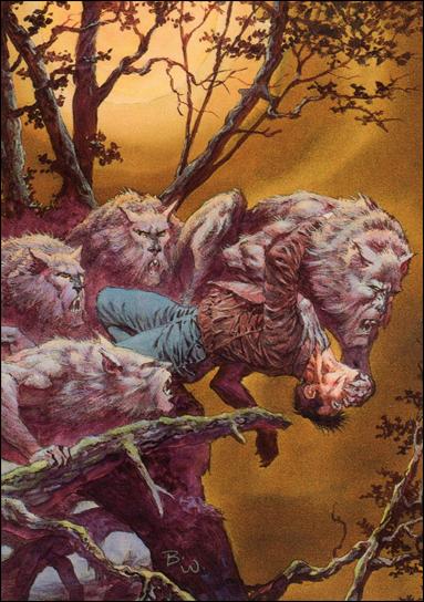 Bernie Wrightson II: More Macabre (Base Set) card 55 Mugging in the Moonlight