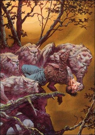 Bernie Wrightson II: More Macabre (Base Set) card 55 Mugging in the Moonlight