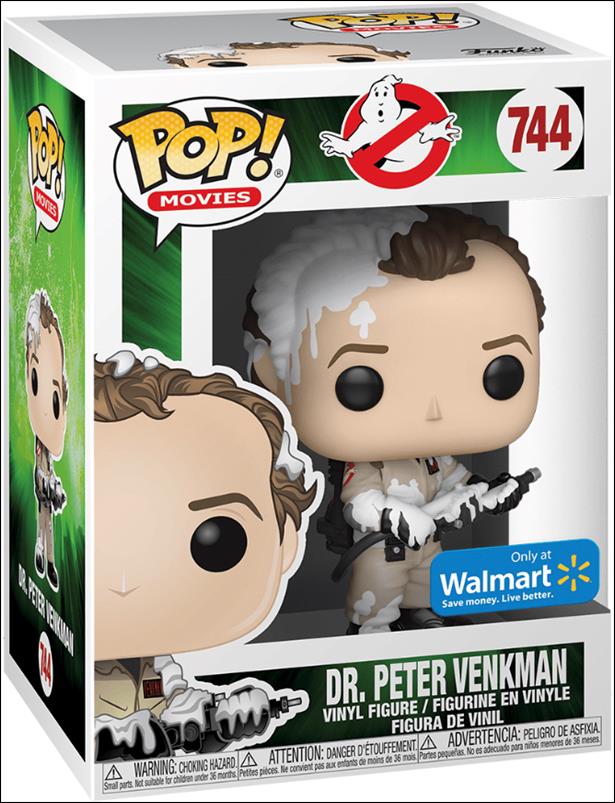 POP! Movies figure 744-C Dr. Peter Venkman (Fluff) Walmart Exclusive