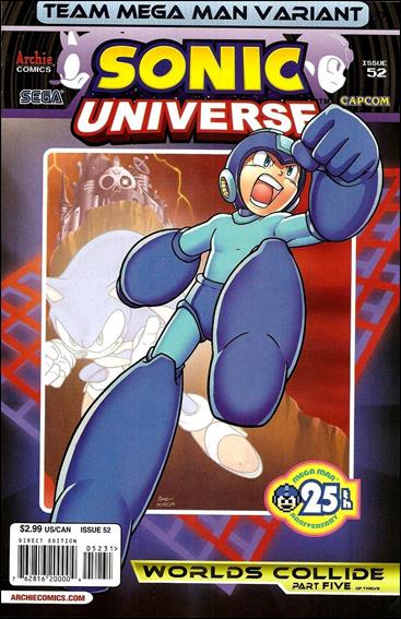 Sonic Universe issue 52-B Team Mega Man Cover