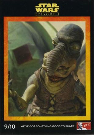 Star Wars: Episode I The Phantom Menace Kentucky Fried Chicken AUS (Promo) card 9/10 Watto
