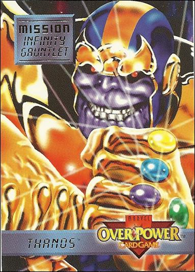 Marvel Overpower (Mission Subset) card InG 7 of 7 Thanos