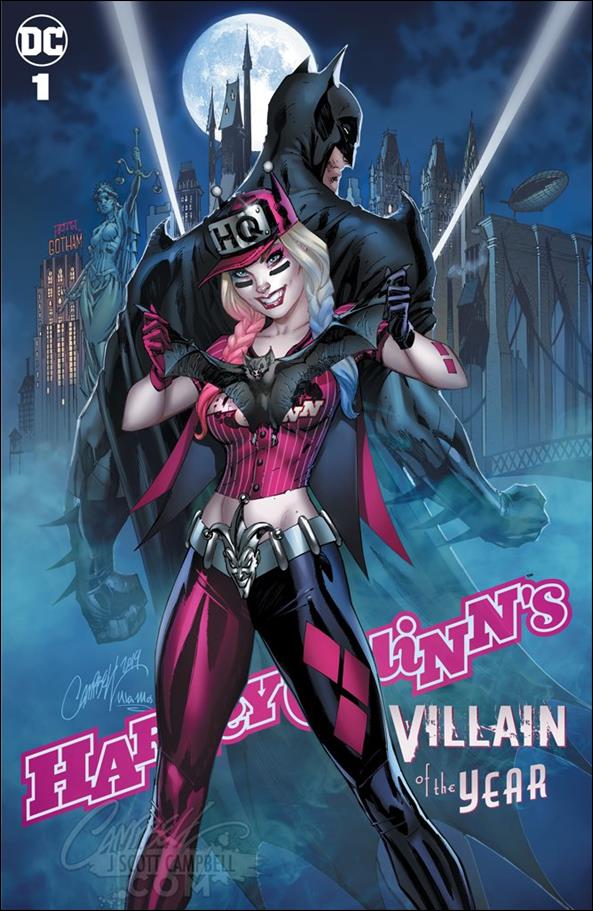 Harley Quinn: Villain of the Year issue 1-H J. Scott Campbell Harley & Batman Cover 1/1500