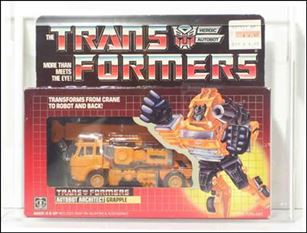 Transformers: More Than Meets the Eye (Generation 1) figure 29 Grapple (Autobot Architect)