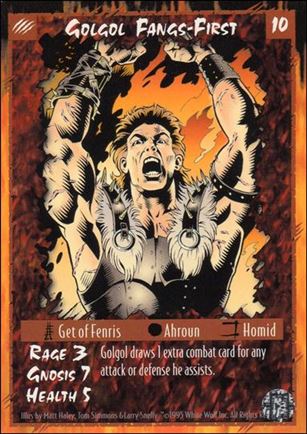 Rage Limited (Base Set) card 110 Golgol Fangs-First 