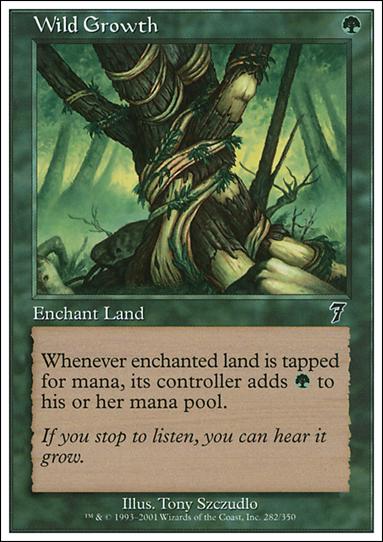 Magic the Gathering: 7th Edition (Base Set) card 282 Wild Growth