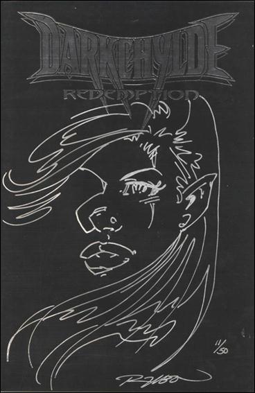 Darkchylde: Redemption issue 1-J DF Black Cover (signed & remarked by Queen) 1/50