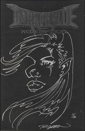 Darkchylde: Redemption issue 1-J DF Black Cover (signed & remarked by Queen) 1/50