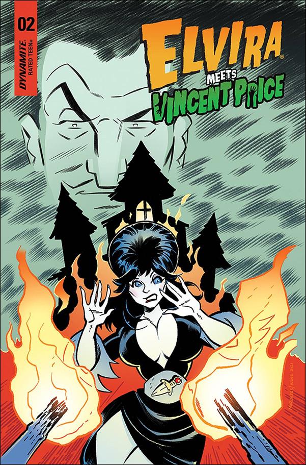 Elvira Meets Vincent Price issue 2-C Anthony Marques Cover