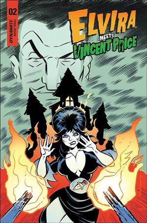 Elvira Meets Vincent Price issue 2-C Anthony Marques Cover