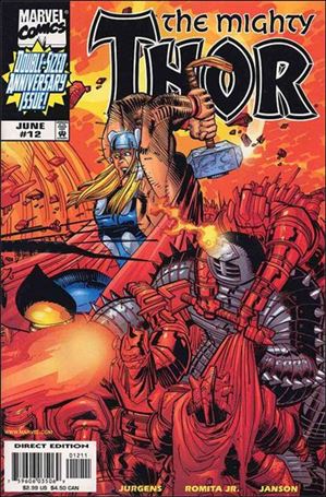 Thor (1998) issue 12 Wraparound Cover